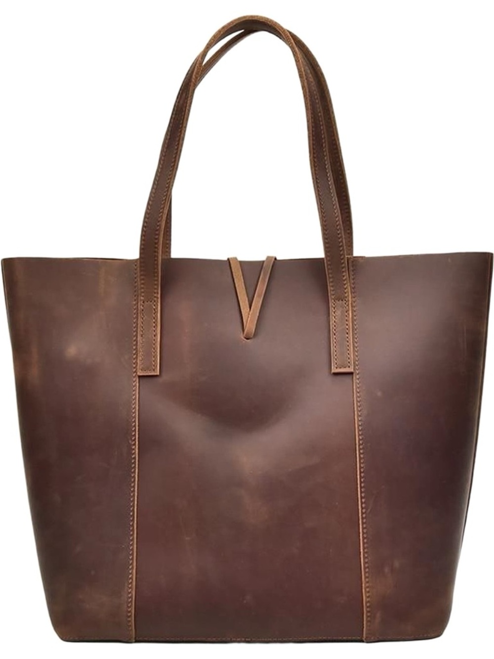 BaseballFan Large Size Super Quality Vintage Cowhide Baseball Glove Leather Tote - Picture 3 of 12
